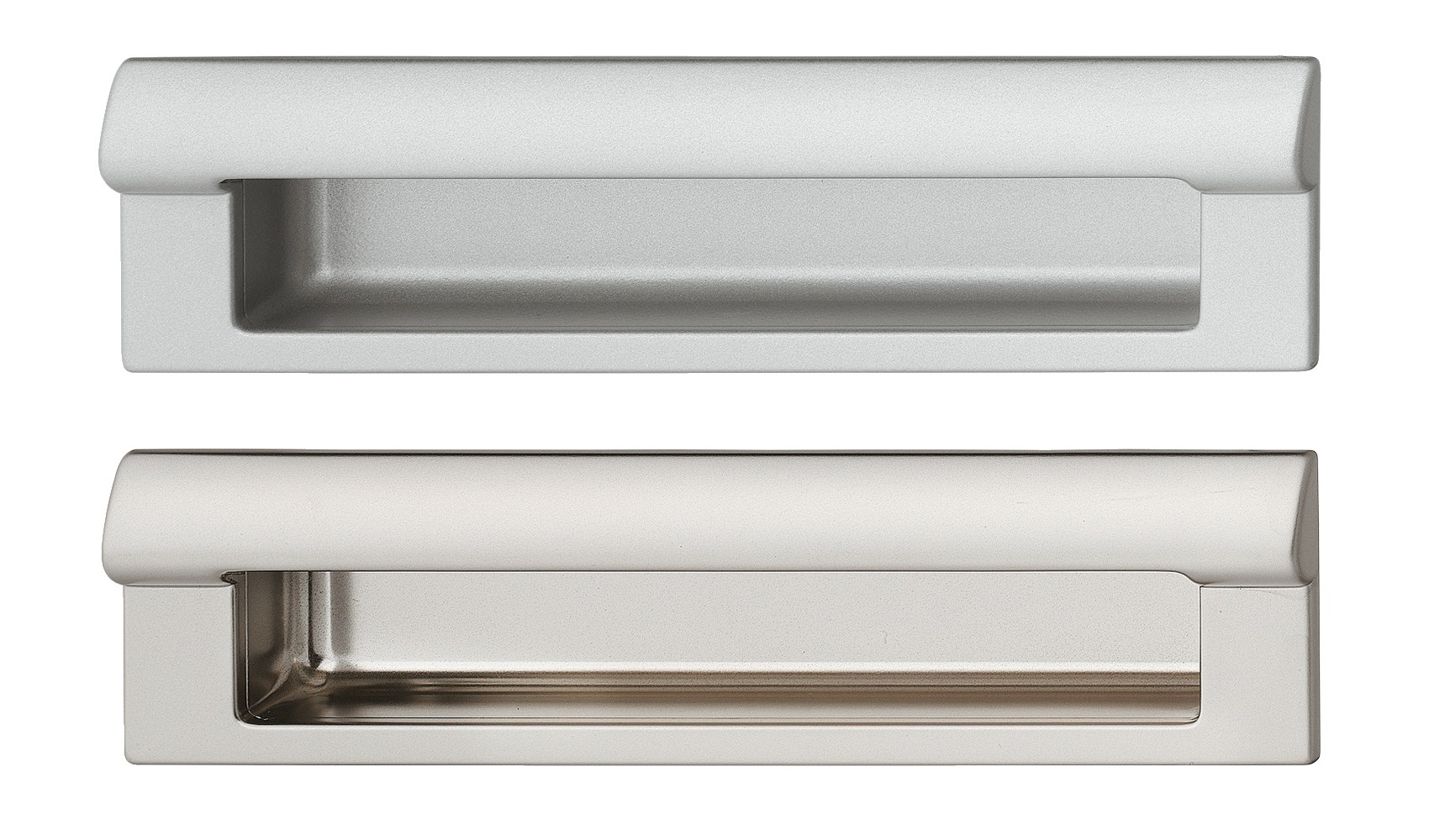 Häfele Shell Handle H1685 Sliding Door Handle Square 174x46 mm