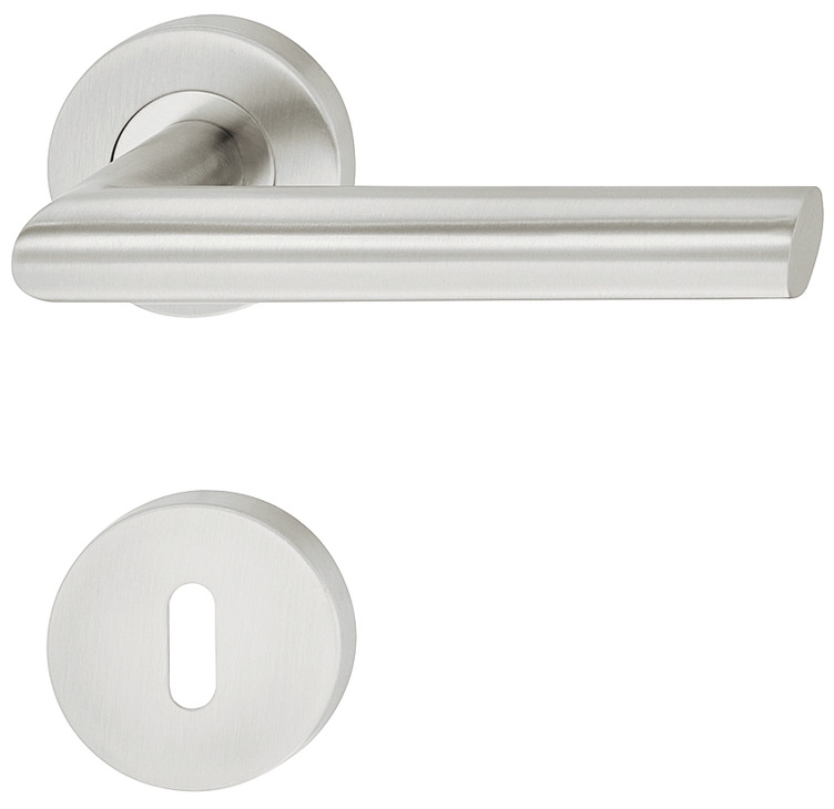 Häfele door handle set LDH 2188 stainless steel matt