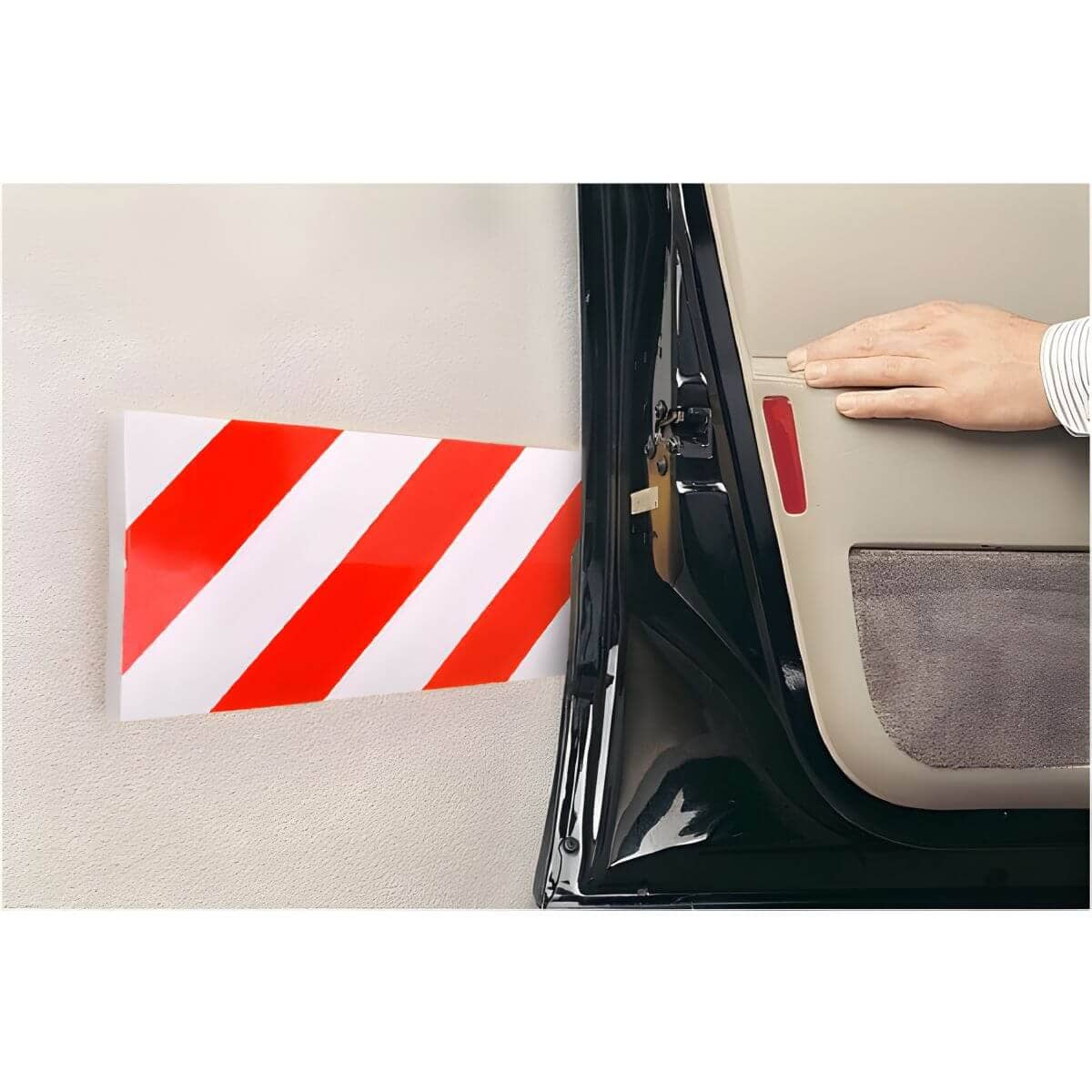 Bolis Garagenwandschutz aus EVA-Schaum selbstklebend und reflektierend, 100 x 500 x 15 mm