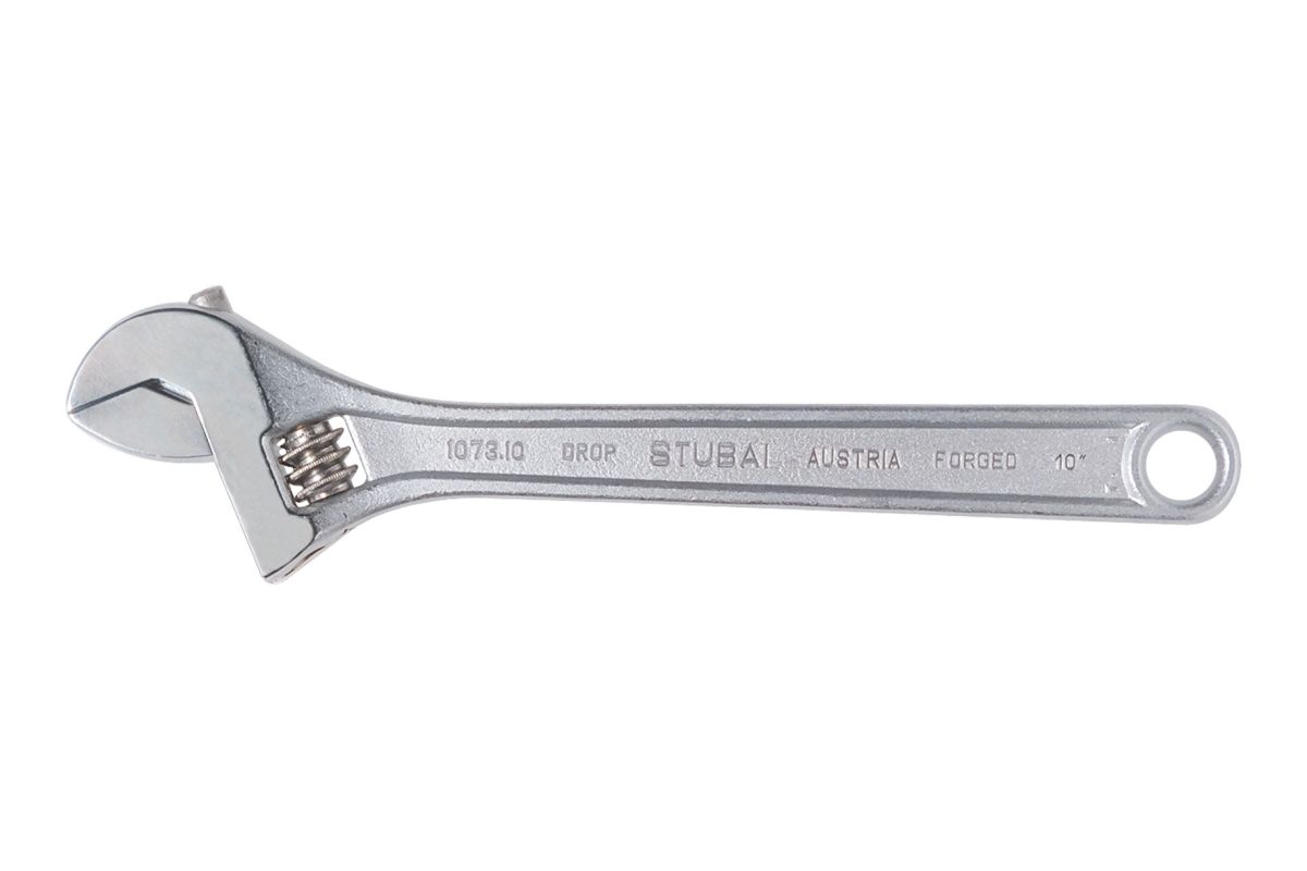 Stubai adjustable steel open-ended spanner, spanner width 0-20 mm