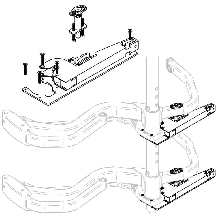 Häfele Einzugsdämpfung für UTENSIO ST10 PLUS GLIDE CORNER