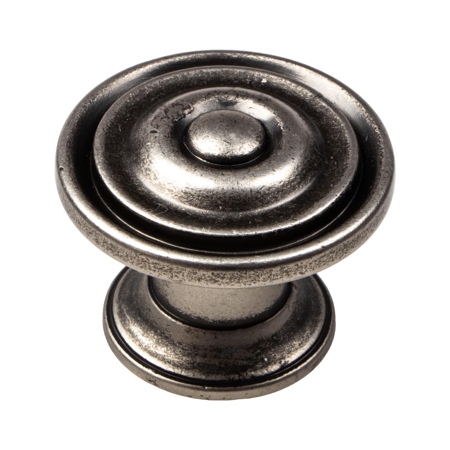 Gedotec VELDEN antique pewter furniture knob, Ø 35 mm