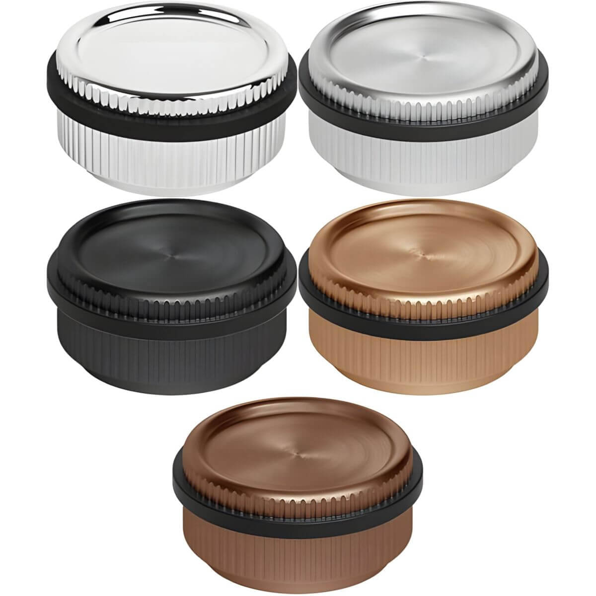 Viefe Bodentürpuffer BOTO aus Aluminium, Ø 60 x 29 mm