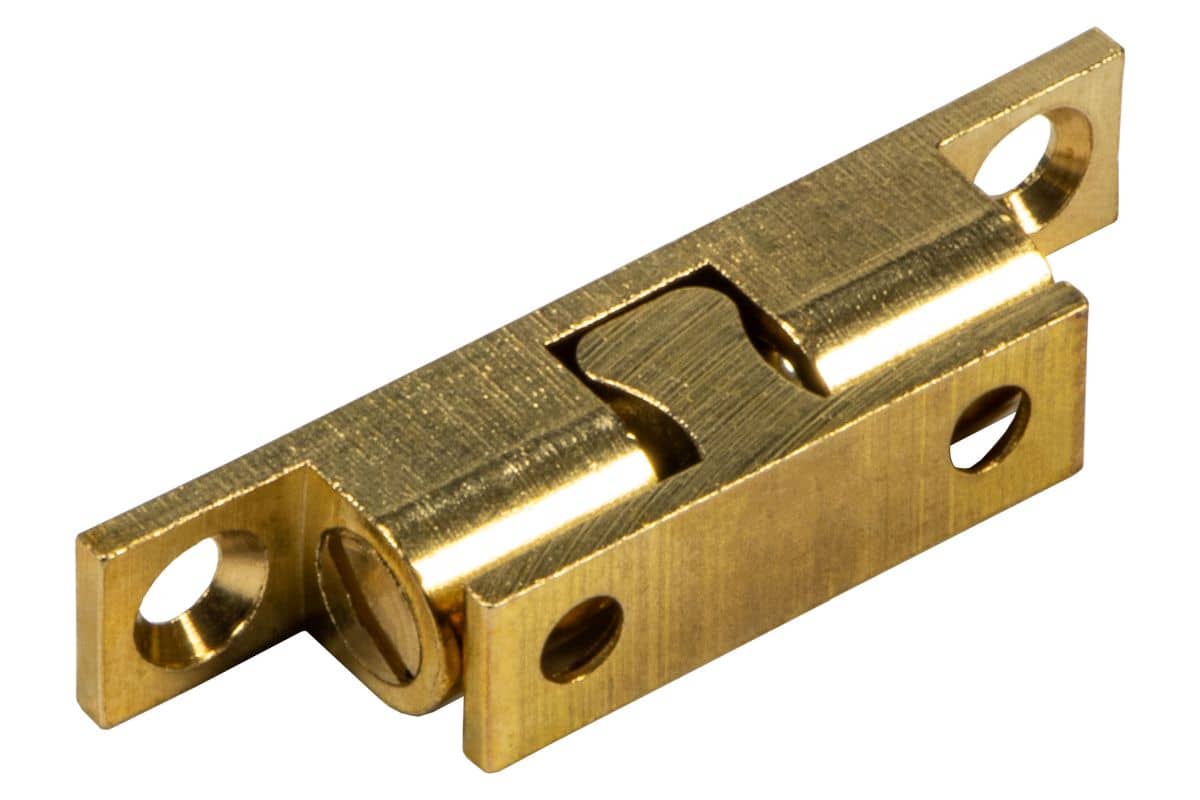 Doppel-Kugelschnapper aus Messing verstellbar blank 49 mm
