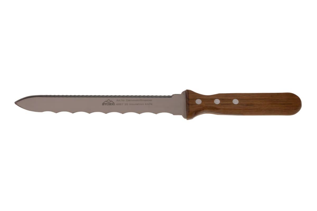 Stubai Spezialmesser Aus Edelstahl Für Dämmstoffe Und Isolationsmaterial, 200 Mm