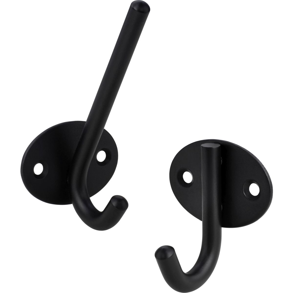 Gedotec Coat Hook OXFORD made of black screw-on steel