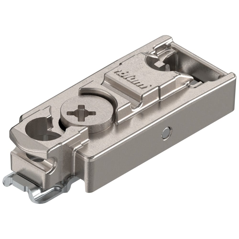 BLUM CLIP Exzenter Montageplatte gerade Zink Schrauben Distanz 3 mm