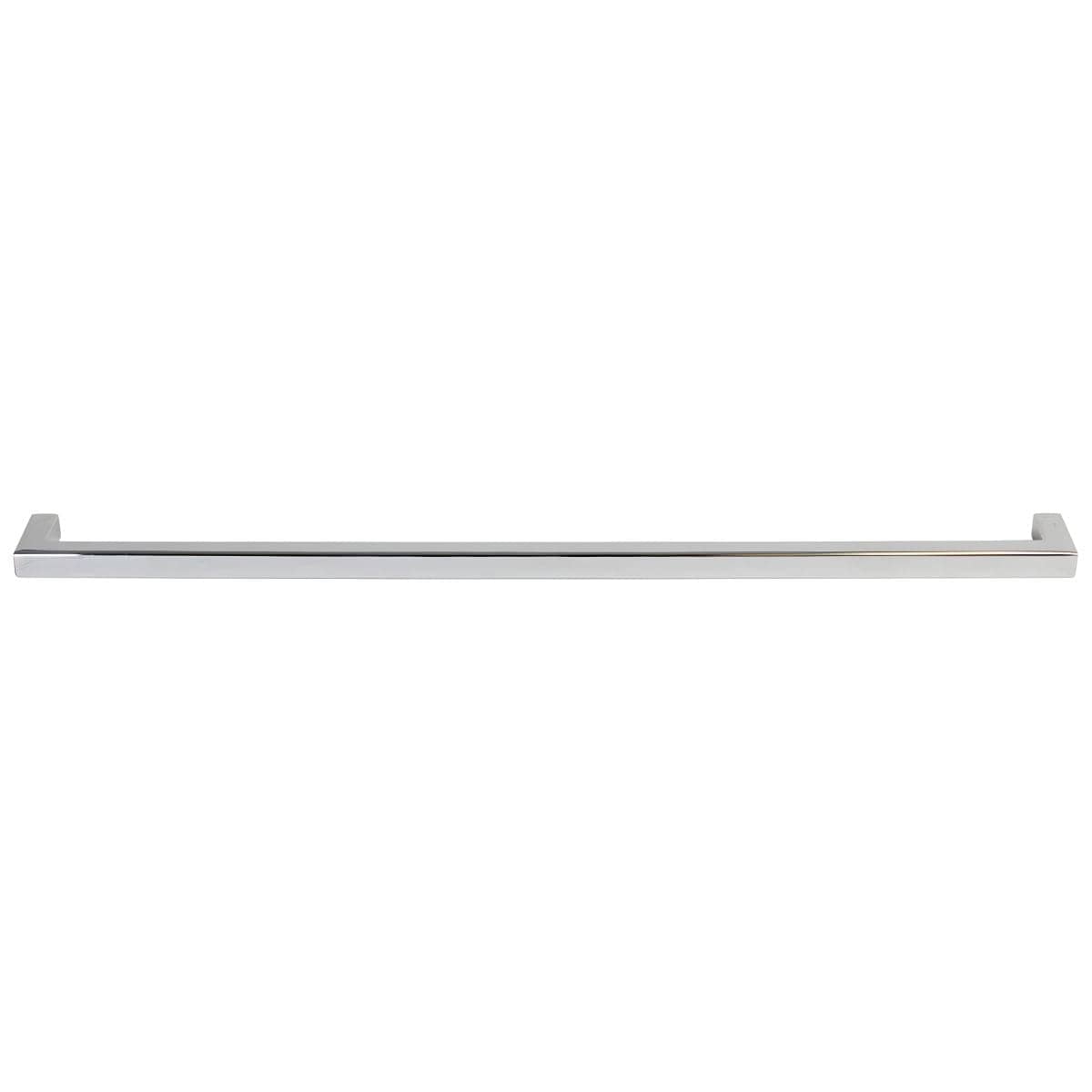 Poignée de meuble Häfele LEXUS en métal chromé poli, BA 96 - 448 mm