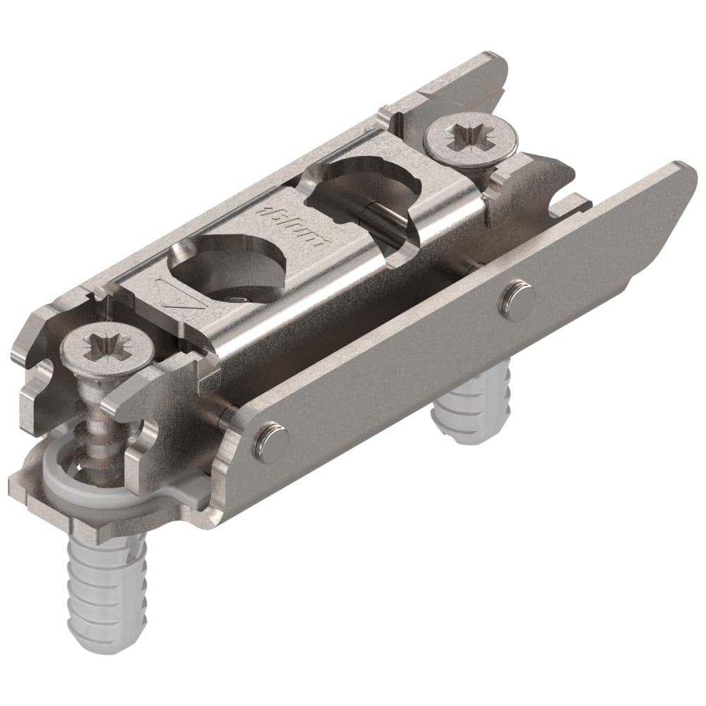 Clip Exzenter Montageplatte gerade Stahl expando Distanz 3 mm - Blum
