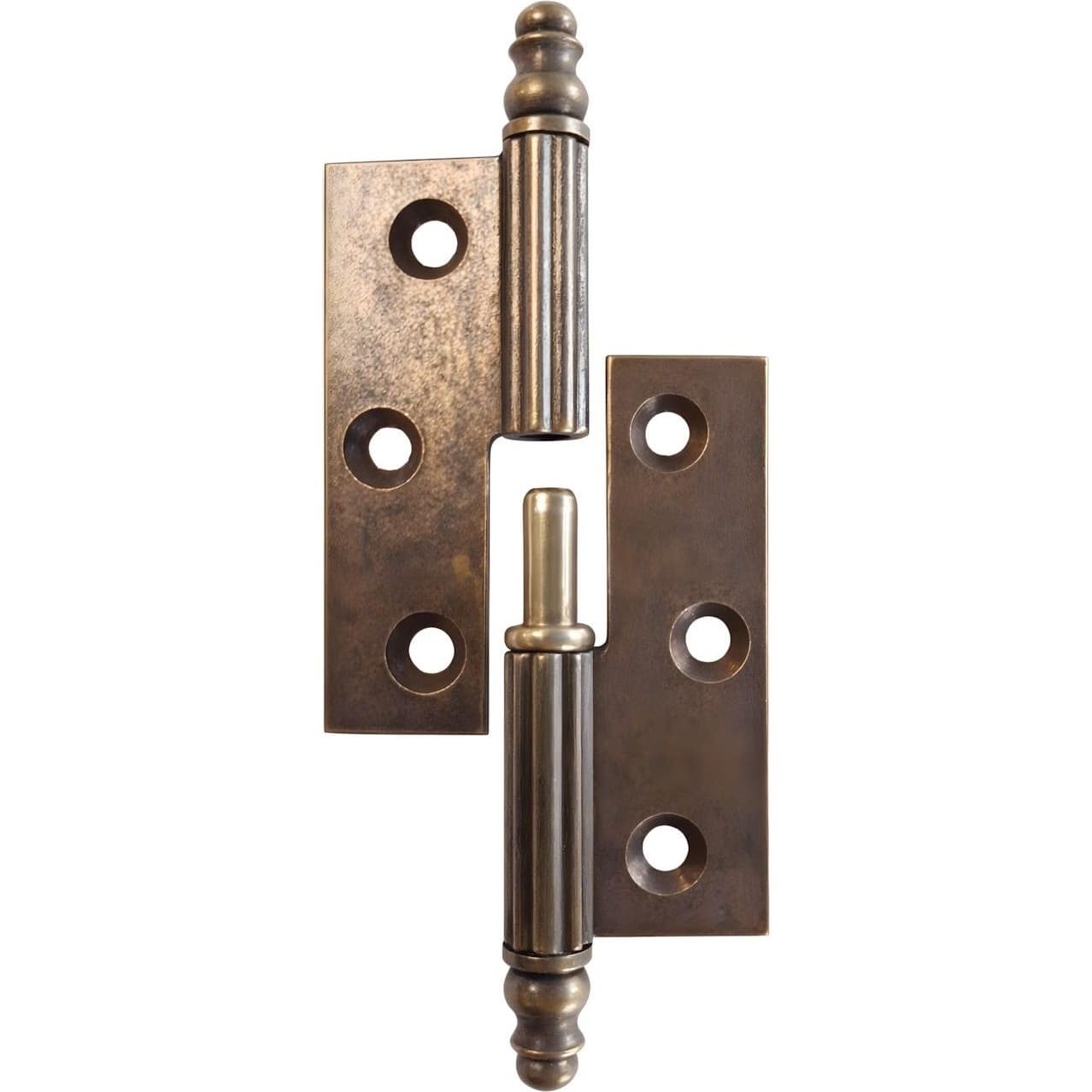 Gedotec Zierband 140 aus Messing mit Zierrolle Bronze links