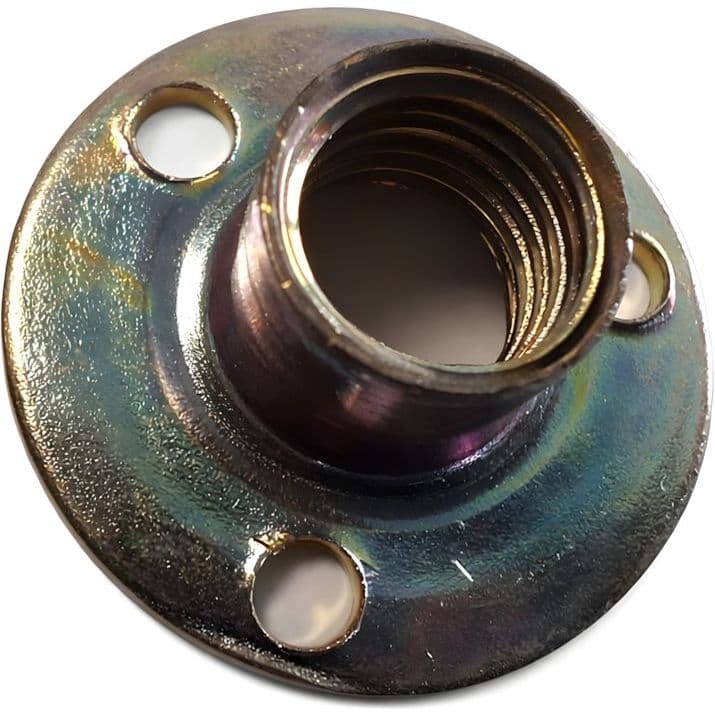 Gedotec Anschraubplatte aus Stahl, M8 - M10