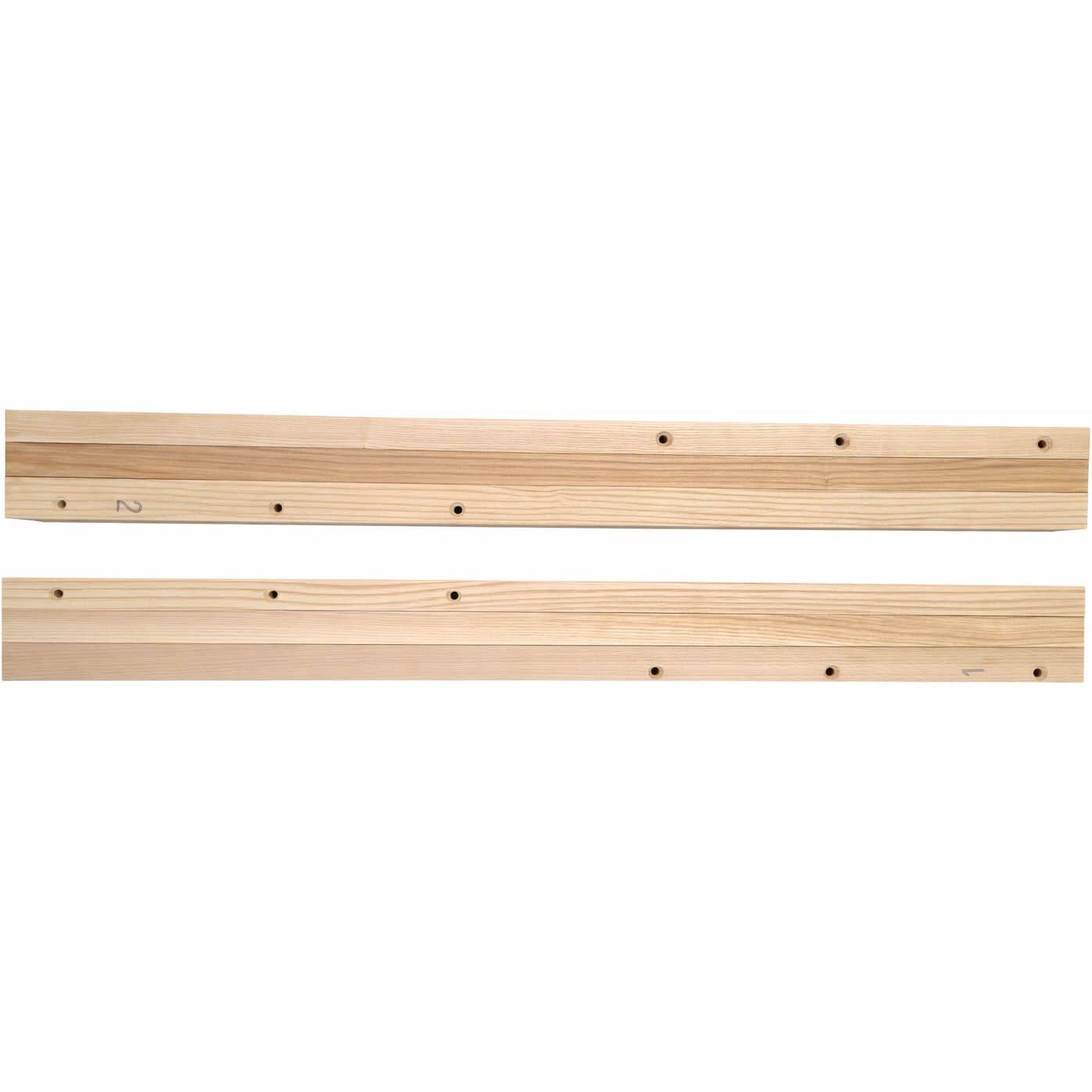 Gedotec Kulissenauszug aus Holz für Tische mit zentraler Öffnung, 1100 mm