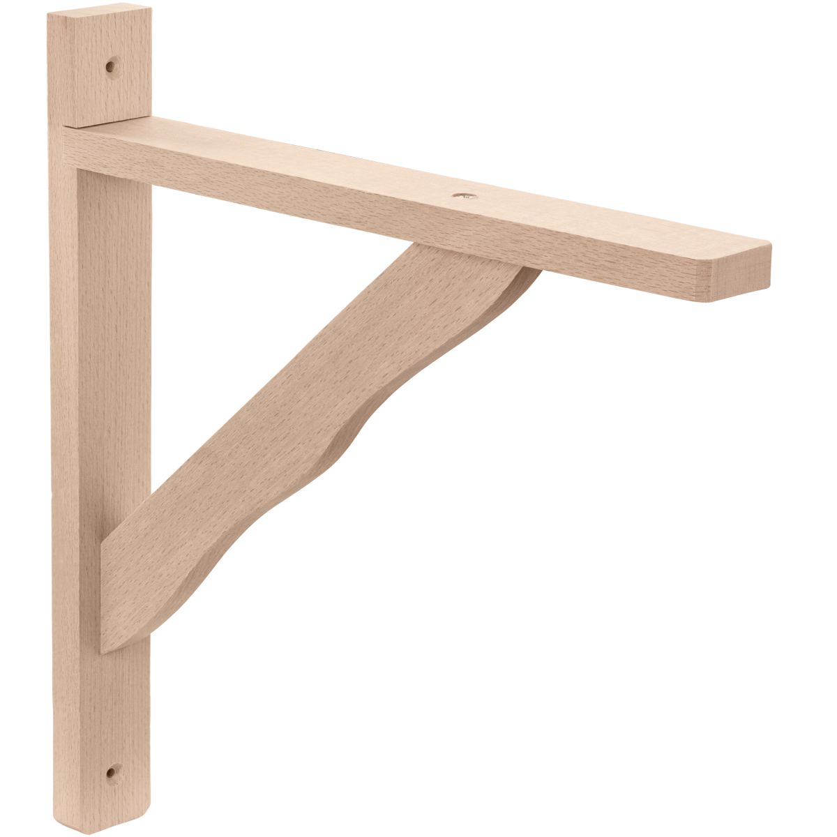 Gedotec Shelf Bracket BORK made of wood, load capacity up to 40 kg