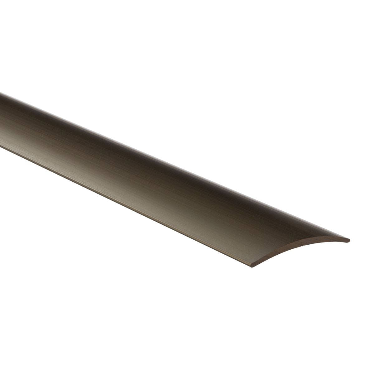 Übergangsprofil aus Aluminium Gewölbt selbstklebend 40 x 5 mm bronze