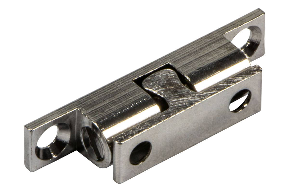 Doppel-Kugelschnapper aus Messing verstellbar verchromt poliert 43 mm