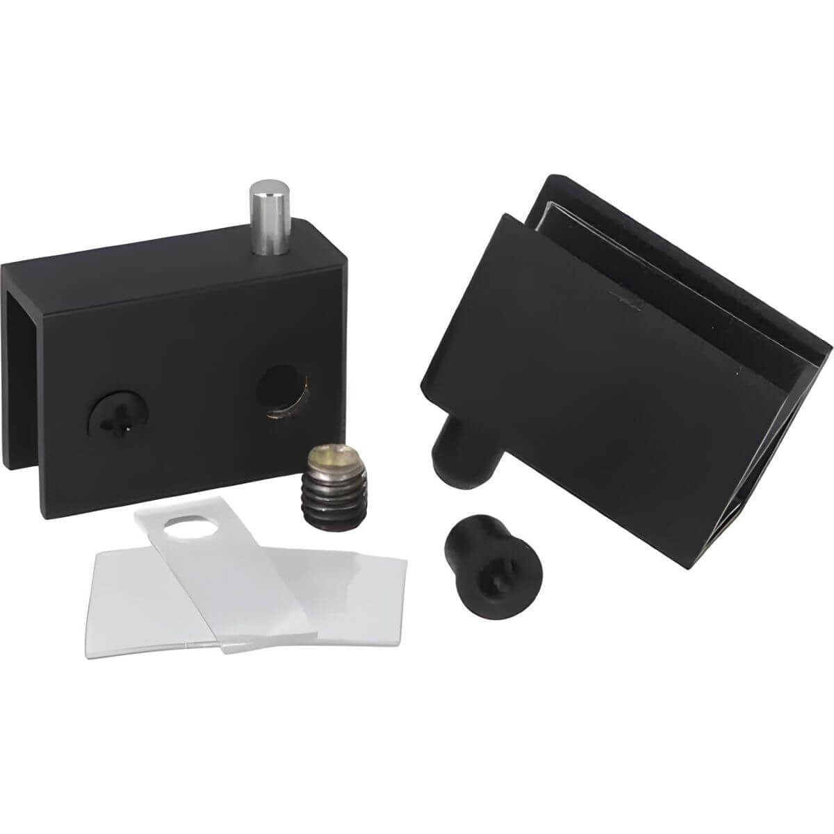 Siso Glastürscharnier WANDA aus Messing für Glasstärke 4 - 8 mm