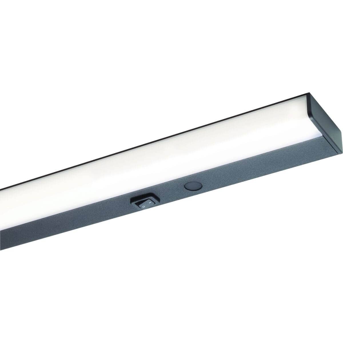 Domus Line Lampada a LED per mobili bassi WOLF, 900 mm nero opaco