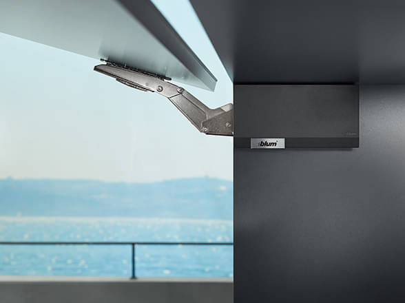 Klappenbeschlag dunkelgrau