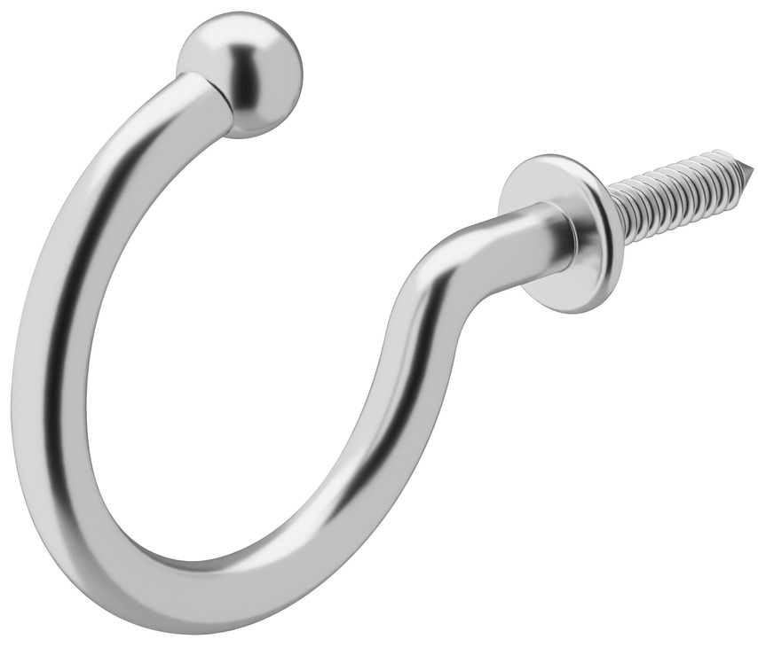 Häfele Screw Hook EDWARD made of stainless steel