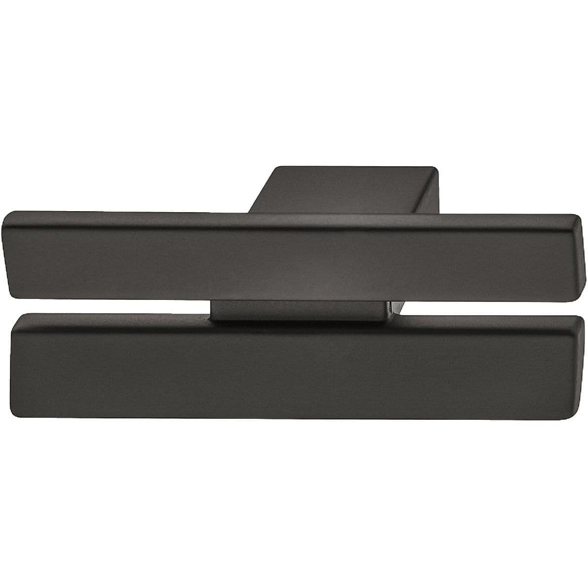 Häfele Möbelknopf H2365 aus Metall, Schwarz matt 60 x 27 mm