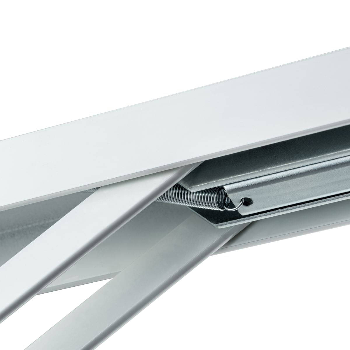 Klappkonsole PROFI LINE aus Stahl weiß