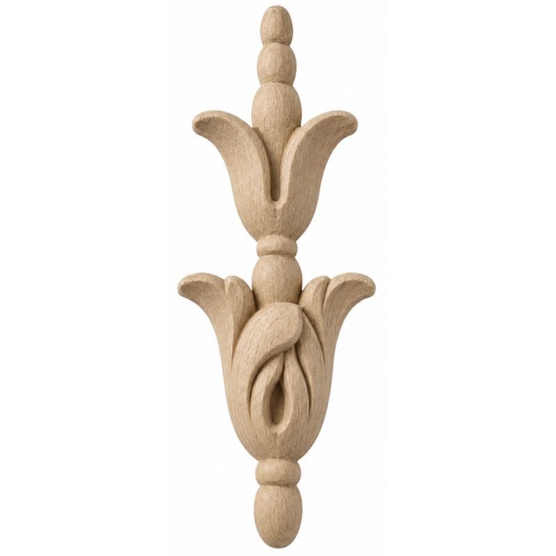 Gedotec Ornamente aus Holzpaste, Modell 422 Maße: 66 x 28 mm