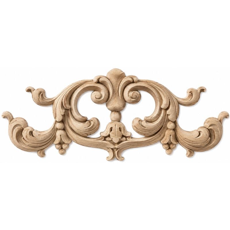 Gedotec Ornamente aus Holzpaste, Modell 424 Maße: 200 x 82 mm