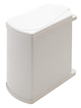 Hailo Einfach-Abfallsammler 18 Liter Uno Modell 3418-00 Stahl weiß