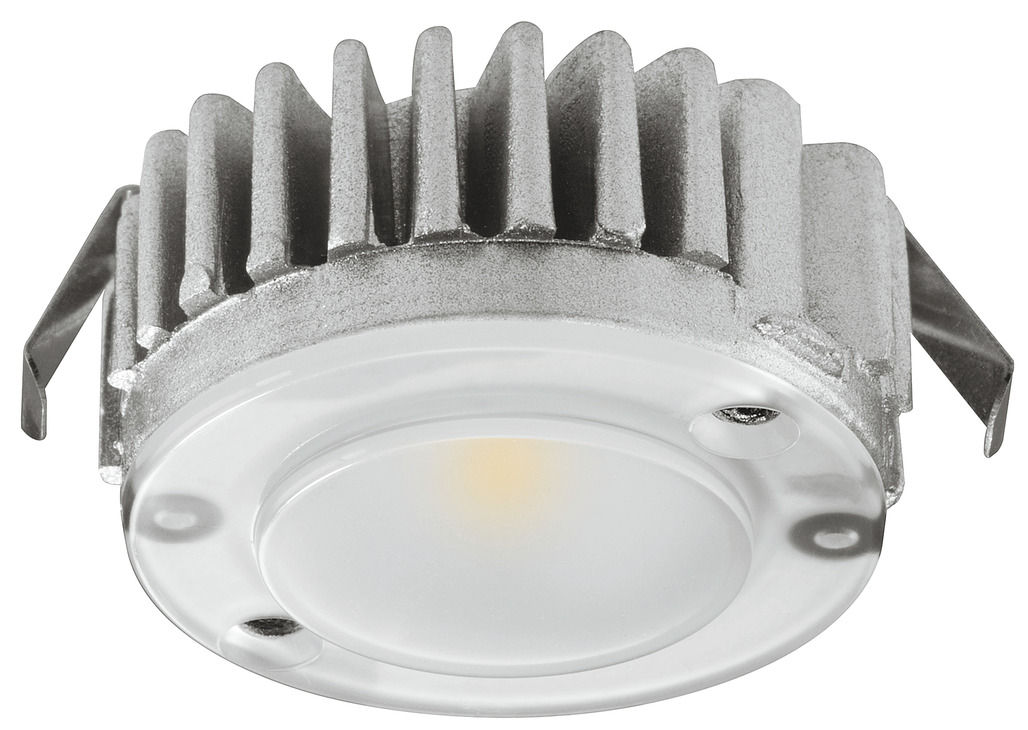 Häfele LOOX5 Ein- / Unterbauleuchte LED 2040 aus Aluminium modular monochrom 12V, Warmweiß 2700 K