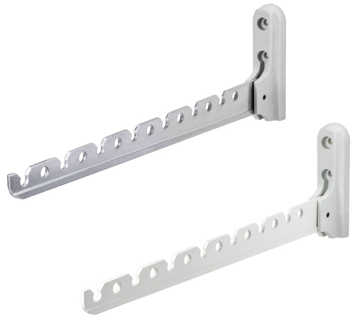 Alfer Klapphaken ALISA Garderobenhaken Aluminium 330 mm, weiß pulverbeschichtet