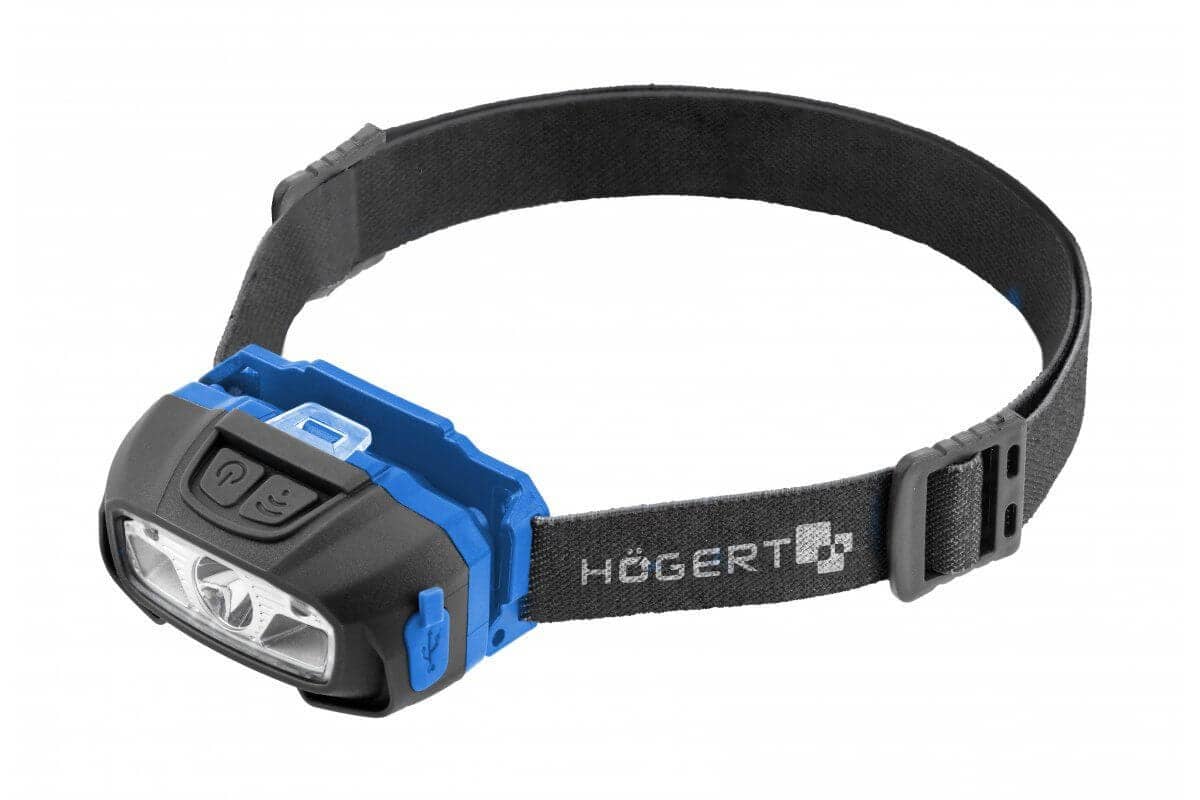Högert Technik Högert Led-Stirnlampe Mit Bewegungssensor, Usb & 6 Modi