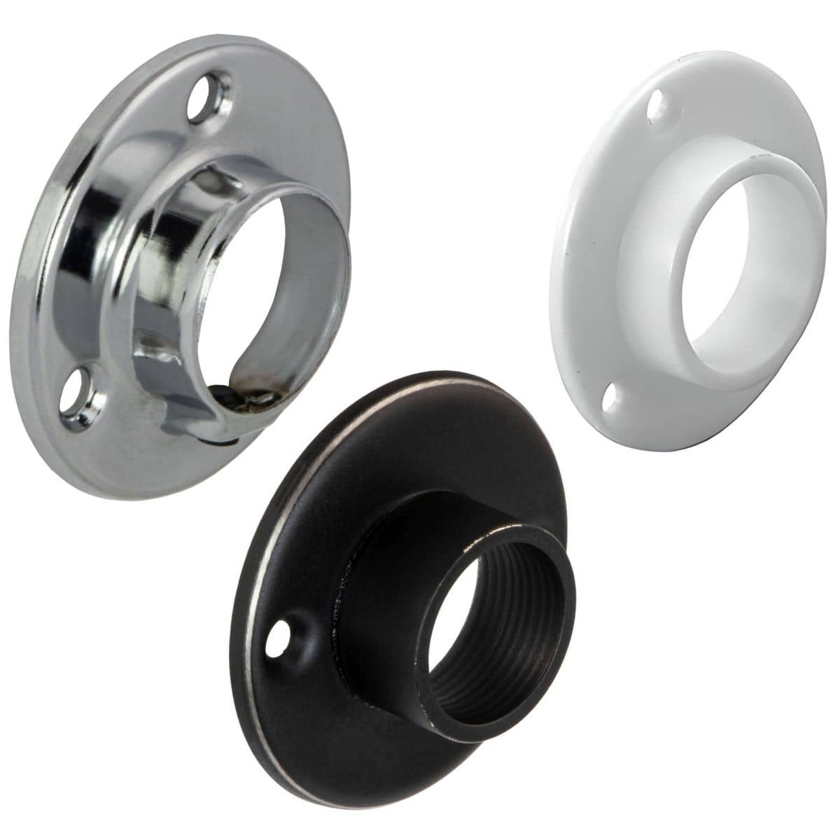 Gedotec Schrankrohrlager BASIC aus Stahl rund Ø 25 mm zum Schrauben