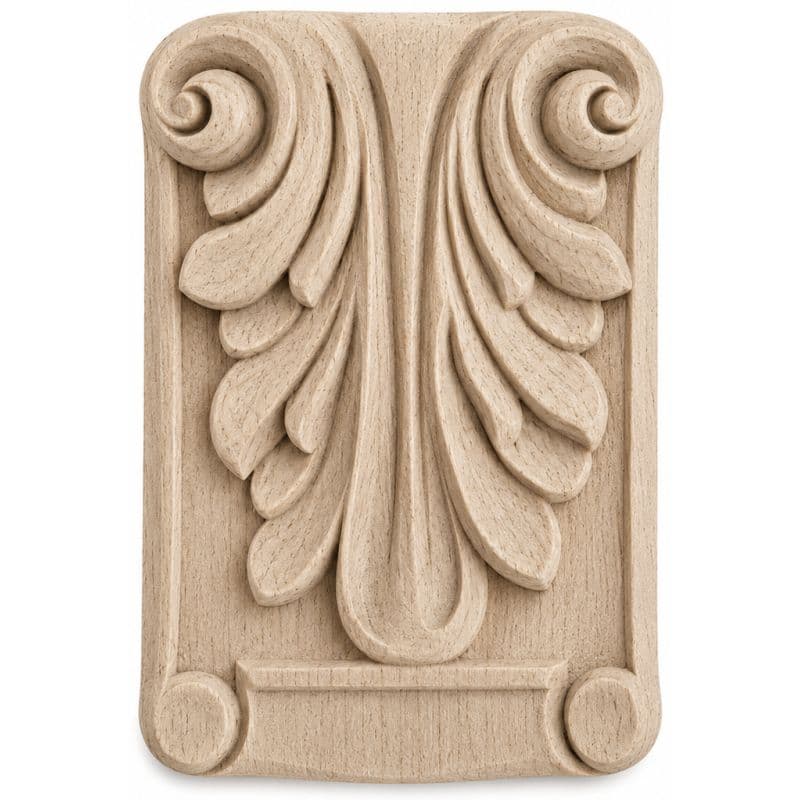 Gedotec Ornamente aus Holzpaste, Modell 868 Maße: 85 x 60 mm