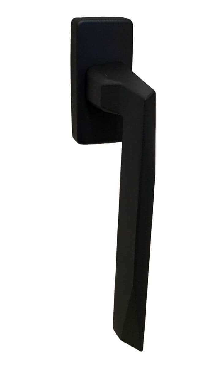 Manilla Fimet PRISMA 1351 DK de metal, derecha - negro mate