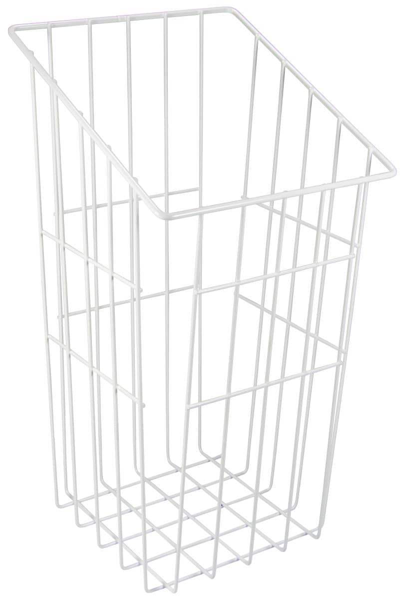 Gedotec Wäschekorb aus Stahl stapelbar weiß, 240 x 240 mm | 240 x 240 mm