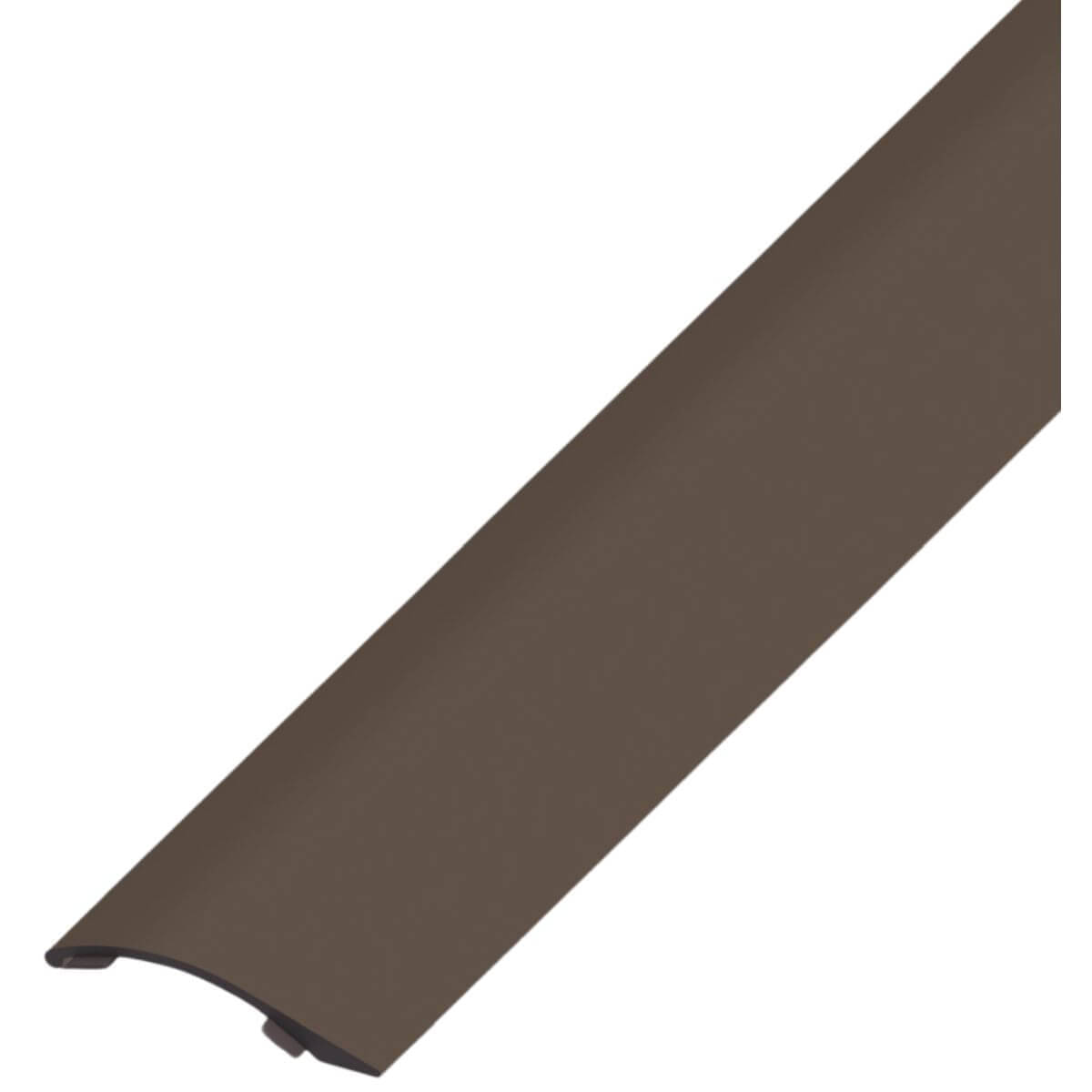 Alfer Höhenausgleichsprofil aus Aluminium gewölbt, 39 x 7,5 mm Ausgleichshöhe 2 - 12 mm Bronze eloxiert 2000 mm