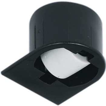 Häfele Möbelrolle H4803 Capacité de charge 50 kg sans fonction de blocage, rigide à enfoncer, souple - H : 2 mm, C : 16,5 mm, noir 31 mm