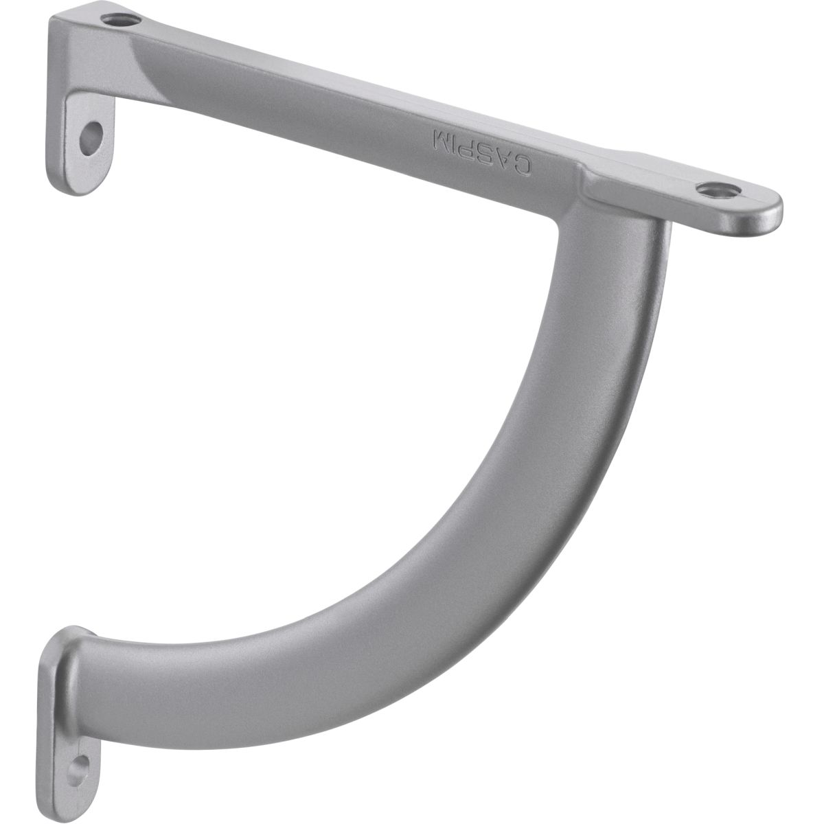 Gedotec GIANO metal shelf bracket. 80 kg load capacity, silver - 132 x 120 mm