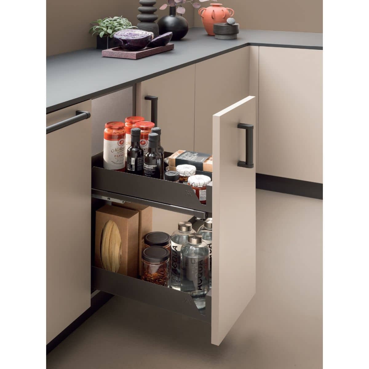 Häfele Unterschrank Frontauszug UTENSIO ST10 PLUS LARDER, 50 kg Korpusbreite 300 - 400 mm