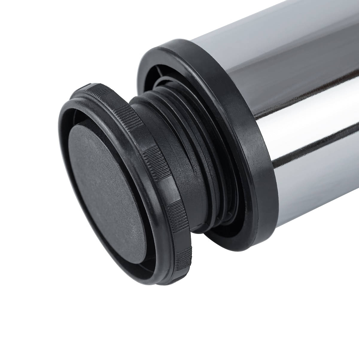 HÄ Tischbein chrom poliert