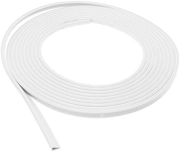 Dichtungsprofil selbstklebend, Typ D, Kunststoff weiß, 1 Stück = 7,5 Meter Dichtungsprofil selbstklebend, Typ D, Kunststoff weiß, 1 Stück = 7,5 Meter