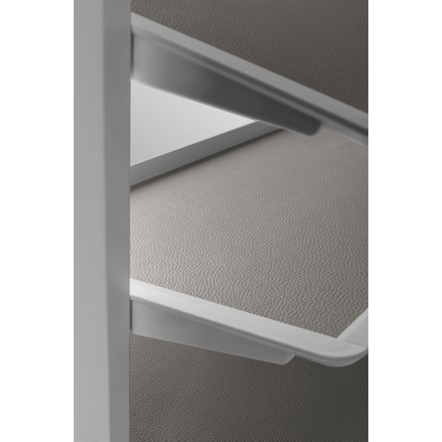 Gedotec Schuhschrankauszug aus Stahl 180° drehbar, Höhe 770 - 920 mm Schwarz