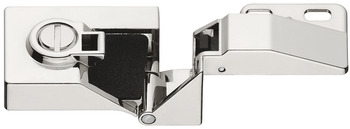 Häfele Glass Door Hinge H1415 for Glass-free Mounting with Corner Stop