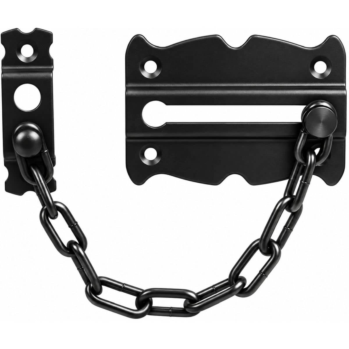 Gedotec Türkette MANFRED aus Stahl schwarz zum Aufschrauben