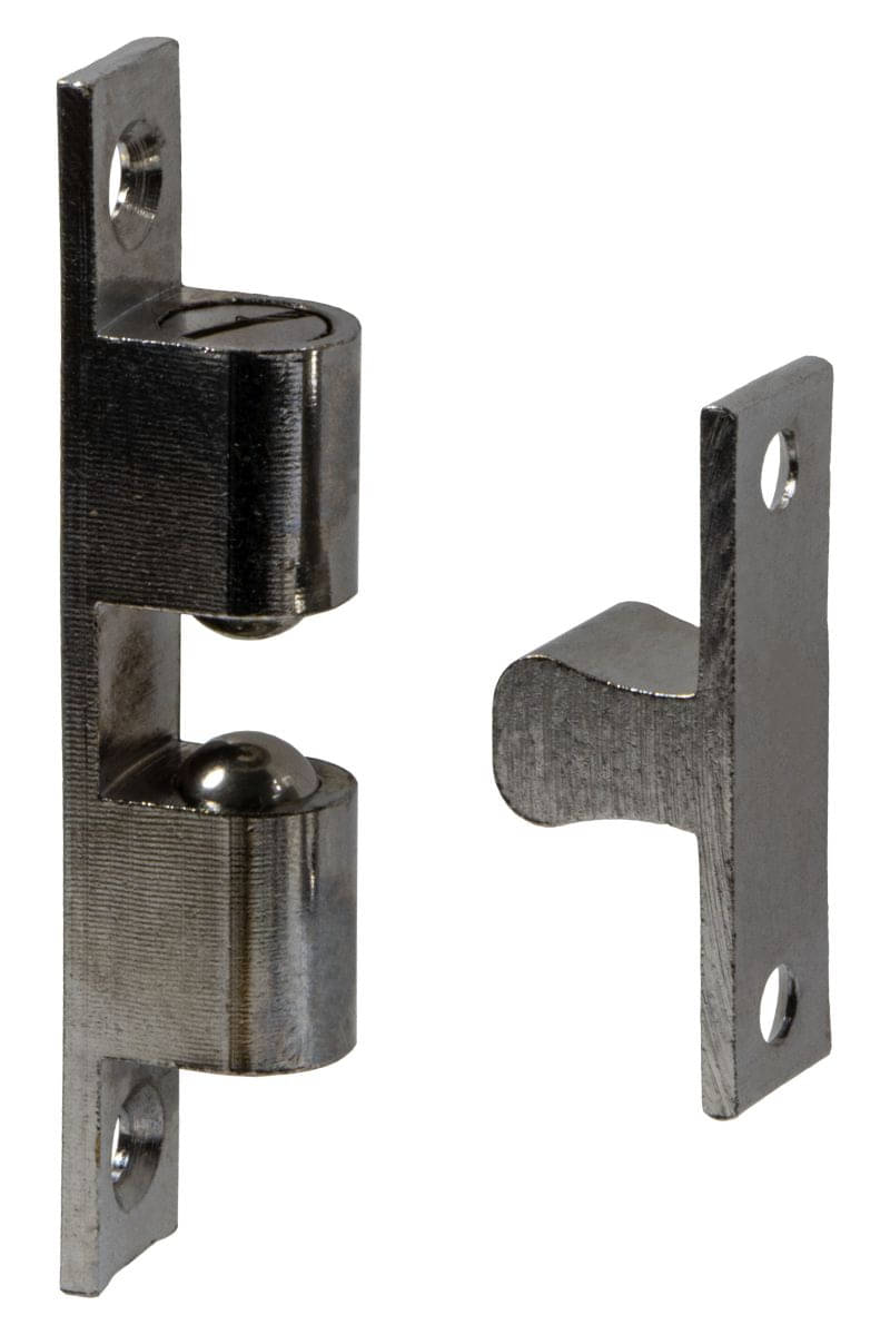 Doppel-Kugelschnapper aus Messing verstellbar verchromt poliert 70 mm