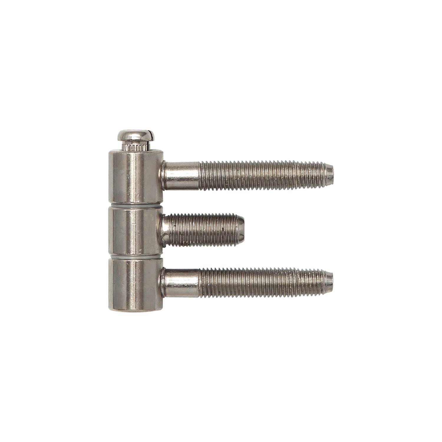 Stahlzargenband (Türband) 3-teilig Einbohrband 16x467mm Stahl vernickelt - SFS
