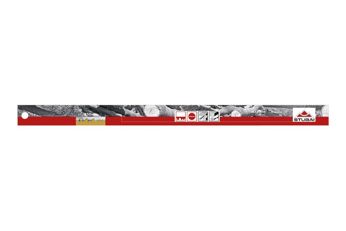 Stubai Bügelsäge und passende Ersatzsägeblätter, Ersatzsägeblatt 530 mm