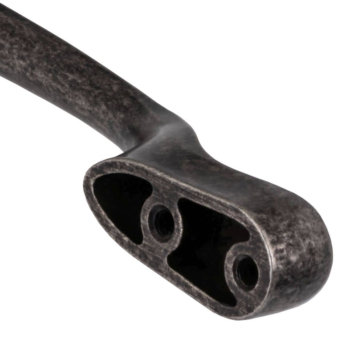 Häfele Poignée de meuble CARACAS en métal, BA 128 & 160 mm, étamée antique