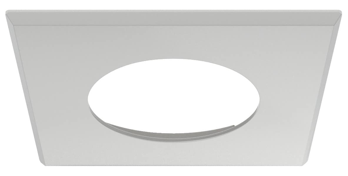 Häfele built-in housing, square, for LOOX5 LED 2091/2092 + 3091/3092 & Loox LED 2025/2026, white
