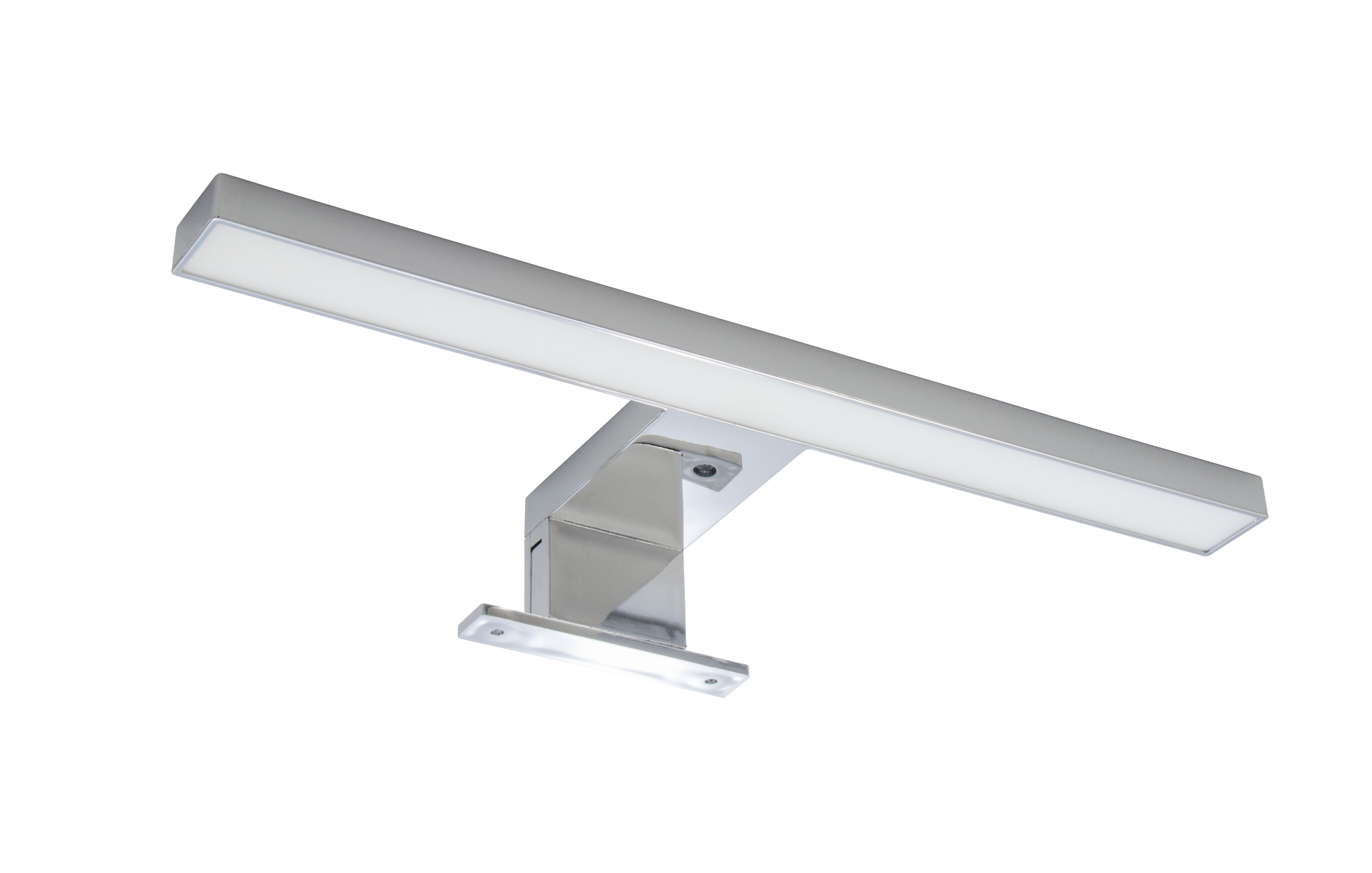 Design Light Apparecchio LED a specchio Ambra DL10000 Apparecchio da bagno Alluminio cromato lucido Lunghezza 300 mm A+